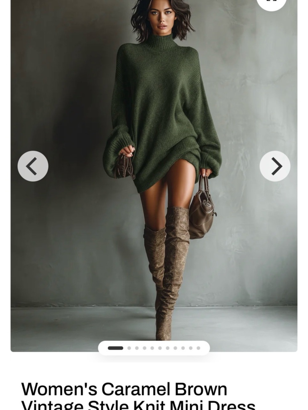 Vintage-Style Caramel Brown Over-the-Knee Boots